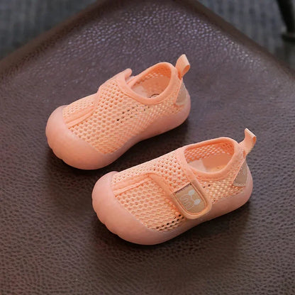 Baby Shoes Boys/Girls Toddler Shoe 2023 Summer New Boy Breathable Mesh Sports Shoe Girls Soft Sole Mesh Shoes Kids Shoes Tênis