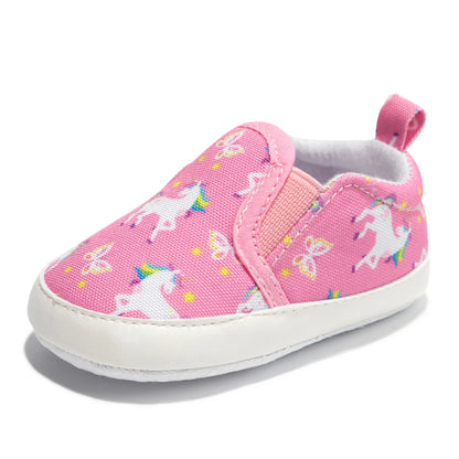 New Baby Shoes Boy Canvas Shoes Cute Dinosaur Casual Baby Boy Girl Shoes Anti-Slip Sole First Walkers Newborn Toddler Crib Shoes