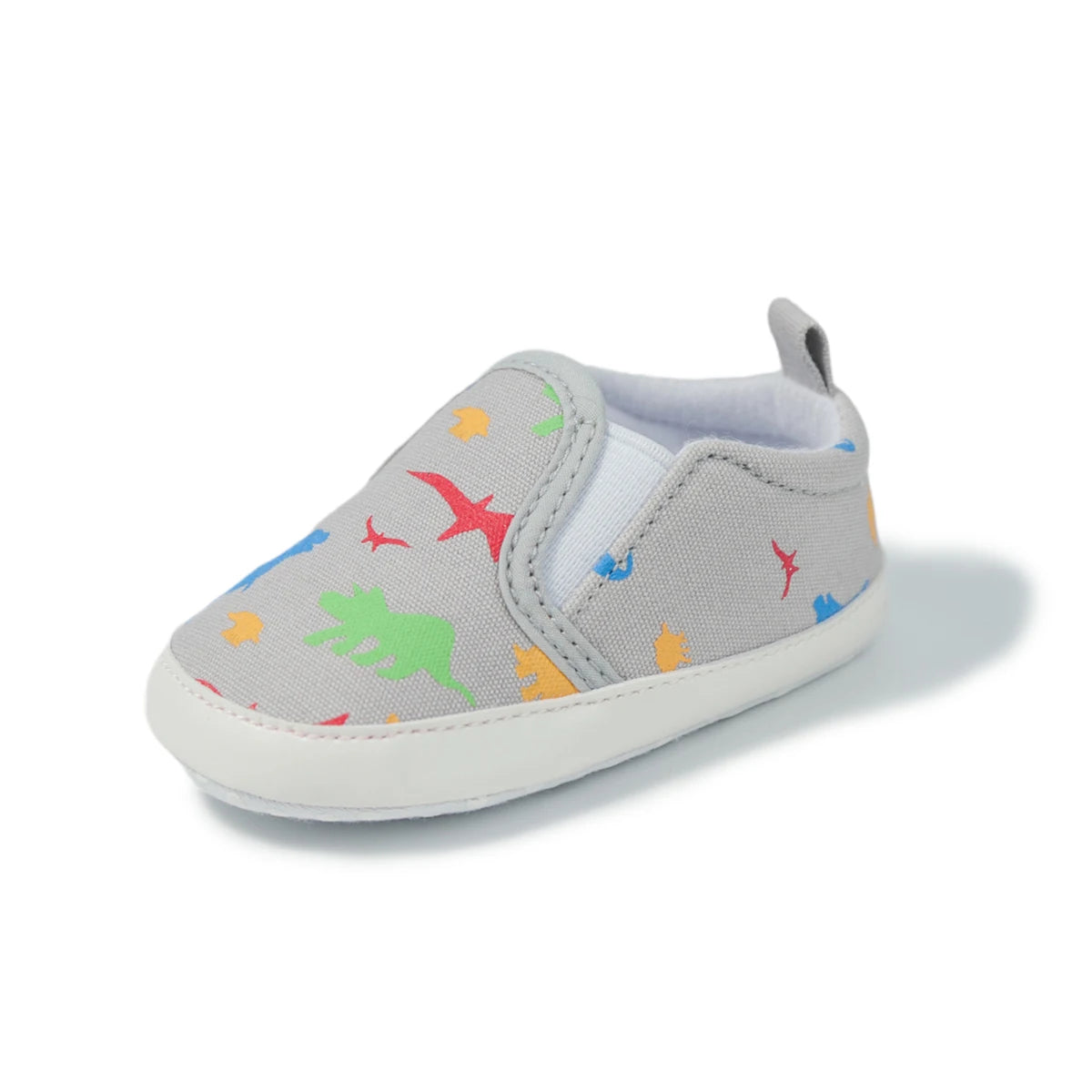 New Baby Shoes Boy Canvas Shoes Cute Dinosaur Casual Baby Boy Girl Shoes Anti-Slip Sole First Walkers Newborn Toddler Crib Shoes