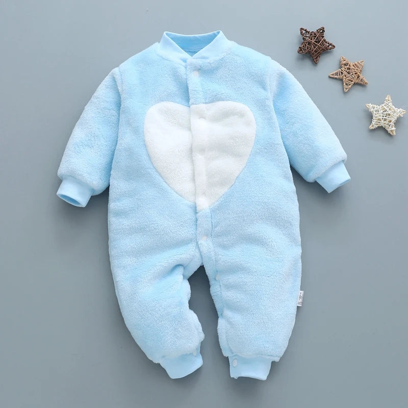 Baby Clothes for Newborn for Spring Winter Infant Jacket for Girls/Boys Baby Jumpsuit Soft Flannel Bebe Romper Baby Girl Clothes