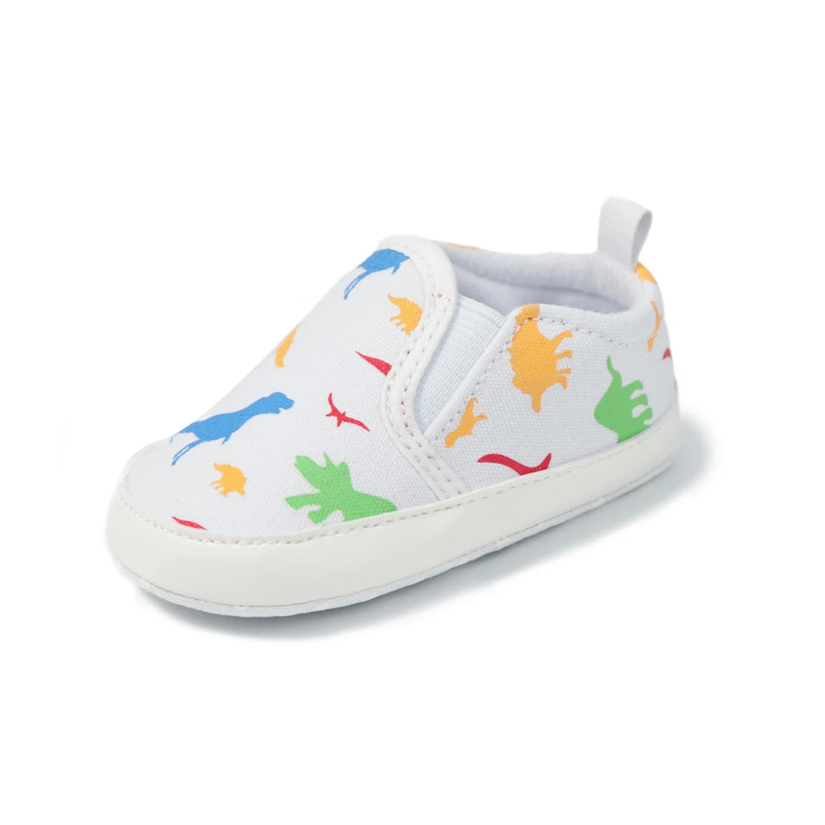 New Baby Shoes Boy Canvas Shoes Cute Dinosaur Casual Baby Boy Girl Shoes Anti-Slip Sole First Walkers Newborn Toddler Crib Shoes